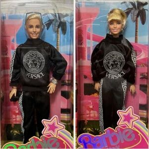 💎 BARBIE AND KEN THE MOVIE DOLL SET OF (2) MEDUSA DRESS MARGOT ROBBIE 🕶️⌚️💵